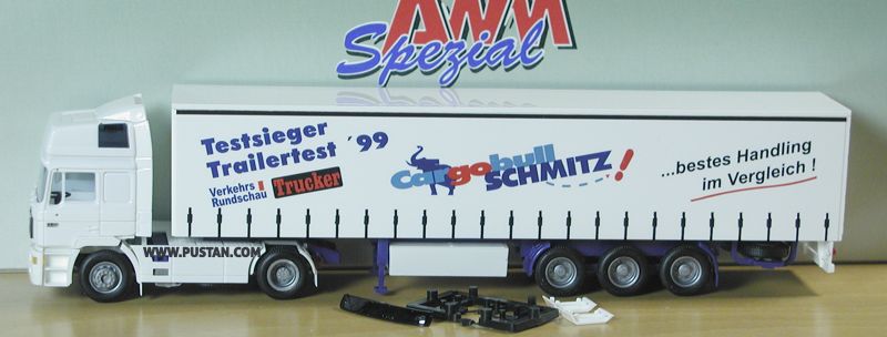 Schmitz Cargobull Testsieger Trailertest '99 Verkehrs Rundschau Trucker ...bestes Handling im Vergleich! 19.403 Silent Schmitz
