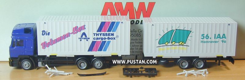 THYSSEN cargo-box® Die Volumen-Box TODCO 56. IAA Hannover '96 Ohne uns läuft nichts! Thyssen