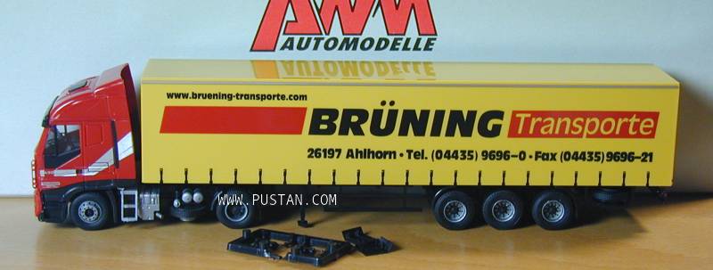 Werner Brüning Transporte Ahlhorn www.bruening-transporte.com 430 Werbemodell Brüning Werbemodell