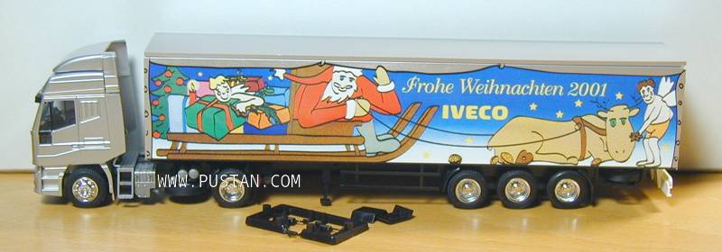Iveco Frohe Weihnachten 2001 AWM Werbemodell Iveco