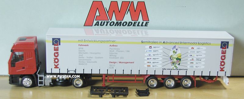 Kögel Ulm mit Entwicklungspartner: Fahrwerk BPW Sachs Michelin / Kronprinz Jost Hella - Trailer - System Sauermann Timtec Telematik WABCO Aufbau Pechiney Moll - Planen / 3M Edscha Wihag Koskisen (D) Design / Management TECO ICM Semitrailers in Advanced Intermodal Logistics www.sail-project.org Trelleborg HAMN. Sweden Authored contact person G. Peterson ECC Netherlands www.ewals.com ISO-9002 14001 H. Sennewald Ewals Cargo Care MA-HDZ RWTH Aachen Germany F. Stumpe Kombiwaggon M. Faltinghauer Kombiverkehr P. Mertel H. Schaff TFK Dr. M. Bihge DUSS M. Gödde ICM AG Switzerland J. Bebis Ferriere Cattaneo H. Tandetzki Giubiasco Suisse HUPAC S. Altenau CEMAT Italy F. Metaminl Kögel