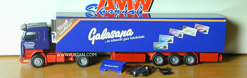 Galasana ...so schmeckt gute Schokolade Wissoll unendlich gut FRC Carrier Maxima Spedition Rupieper GmbH Bochum 143M 400 Galasana