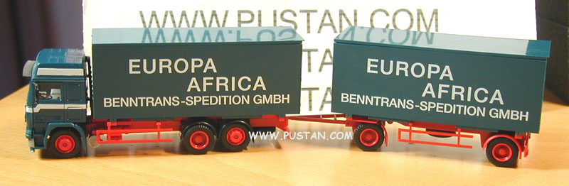 Benntrans-Spedition GmbH Ehningen EUROPA AFRICA / WK 135 D-Benntrans Eigengew. 2150 kg TIR Benntrans