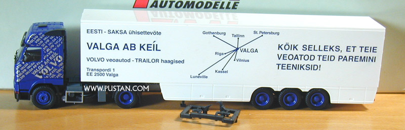 FH12 420 VALGA AB KEÍL EESTI - SAKSA ühisettevöte VOLVO veoautod - TRAILOR haagised Transpordi 1 EE 2500 Valga Köik Selleks, et teie Veoatod teid paremini teeniksid! Tallinn St. Petersbug Gothenburg Riga Vilnius Kassel Luneville Keil