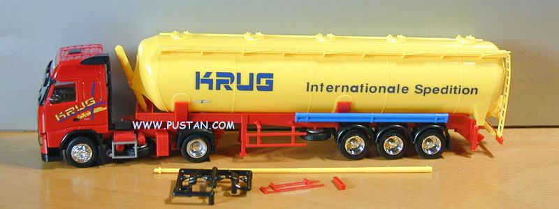 Krug Internationale Spedition Spitzer Silo Fahrzeuge FH12 420 Schlüter KRUG