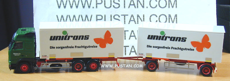 Wahl & Co Internationale Spedition Bielefeld / unitrans Stuttgart Die sorgenfreie Frachtgutreise CC 2394 / FH12 380 Kögel ULM Wahl & Co