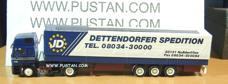 Johann Dettendorfer Spedition JD Nußdorf/Inn Hamburg Eberswalde A-Salzburg A-Villach I-Verona 19·403 Silent Dettendorfer