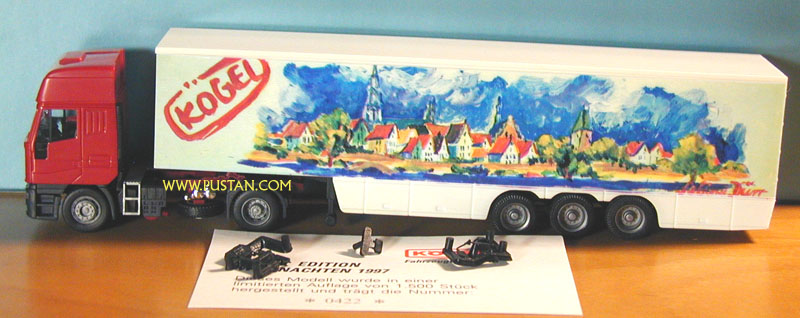 Kögel Edition Weihnachten 1997 Fahrzeugwerke Ulm Iveco Rietze Sabine Dürr Kögel