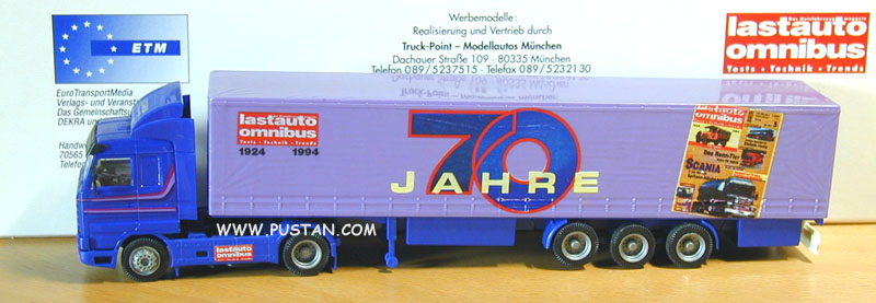 Lastauto Omnibus 70 Jahre Edition 1924 1994 Tests Technik Trends Das Nutzfahrzeug Magazin ETM Verlag Stuttgart Lastauto Omnibus