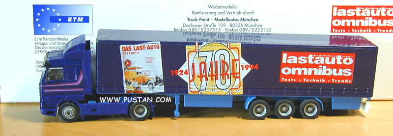 Das Last-Auto Pössneck / Lastauto Omnibus 70 Jahre Edition 1924 1994 Tests Technik Trends Das Nutzfahrzeug Magazin ETM Verlag Stuttgart Lastauto Omnibus