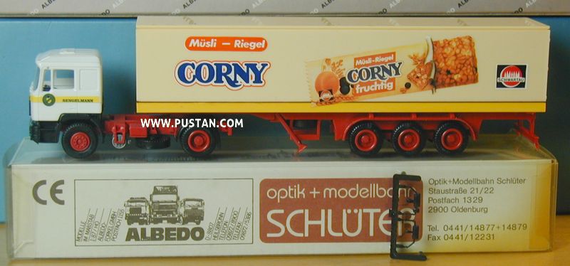 Sengelmann / Schwartau Corny Müsli-Riegel fruchtig optik + modellbahn Schlüter Oldenburg Sengelmann