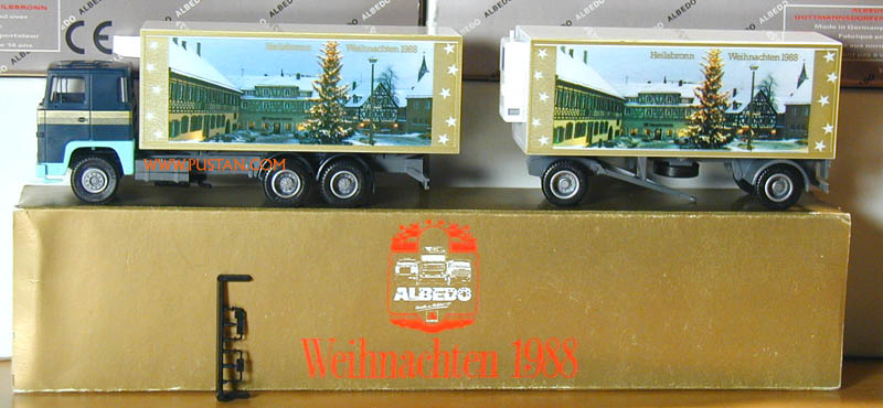 Heilsbronn Weihnachten 1988 Frigoblock Thermo King 141 Albedo Dezember 1988 Ein frohes Weihnachtsfest und ein gutes Neues Jahr 1989 wünscht Ihnen Firma Albedo Heilsbronn Heilsbronn