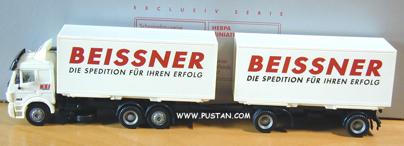 Herpa 085588 H0 LKW Zubehör Fahrgestell Mercedes Volumenzug 2x