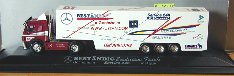 Mercedes-Benz Vertragswerkstatt in Gochsheim Knetzgau Service 24h BESTÄNDIG Exclusive Truck 1850 A70 A7 A3 Schweinfurt Würzburg Frigoblock Serviceliner Schmitz Cargobull DEKRA Route Center SW-AD 600 A73 Nürnberg Bamberg Beständig