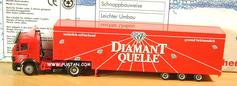 Diamant Quelle natürlich erfrischend gesund bekömmlich Mineralwasser Edition 1995 Diamant Quelle