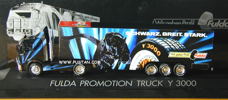 Fulda Wir geben Profil. Schwarz. Breit. Stark. Y 3000 Promotion Truck 1850 ECODRIVE ECOSTAR MULTITONN Z FD-J 6 D Y 2000+ Fulda