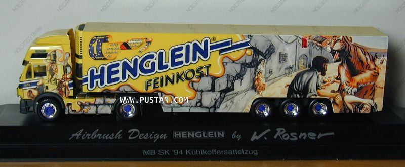 HENGLEIN ® Feinkost Die Nummer 1 in Europa Kloßteig Semmelknödel Bratkartoffeln Rösti Zwiebeln Kartoffeln Spätzle der Römer 1853 Airbrush Design by W. Rosner MB SK '94 Kühlkoffersattelzug ...vom Feinsten Kartoffelpufferteig Schmeckt wie selbstgemacht Überall im Frische-Regal! Werk I II Abenberg Klosterhäseler Qualitäts-Kontrolle Immer Gut Auf Achse Mit Angelika Demmerschmidt Antenne Bayern Henglein