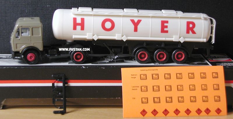 HOYER Hamburg Internationale Fachspedition Daimler-Benz Tank HOYER