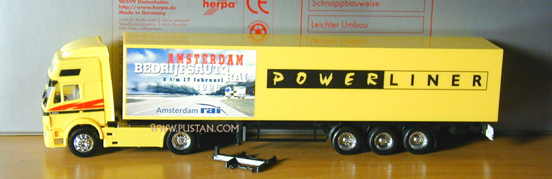 Mercedes Benz POWER LINER 1853 rai '96 Amsterdam Bedrijfsauto RAI 8 t/m 17 februari 1996 Messemodell Mercedes