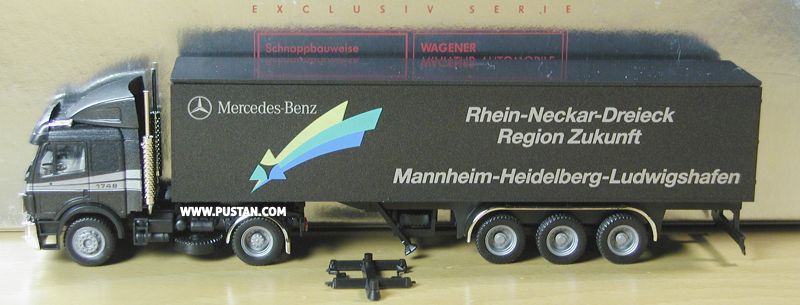 Mercedes-Benz Niederlassung Mannheim Heidelberg Ludwigshafen Rhein Neckar Dreieck Region Zukunft Truck of the year '90 1748 Mannheim