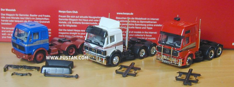 Mercedes Zugmaschinen Set 2636 2448 2644 Mercedes