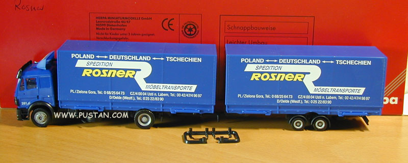 Rosner Spedition Möbeltransporte Oelde (Westf.) / PL Zielona Gora / CZ Usti n. Labem Rosner
