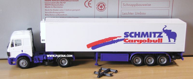 Herpa 085588 H0 LKW Zubehör Fahrgestell Mercedes Volumenzug 2x