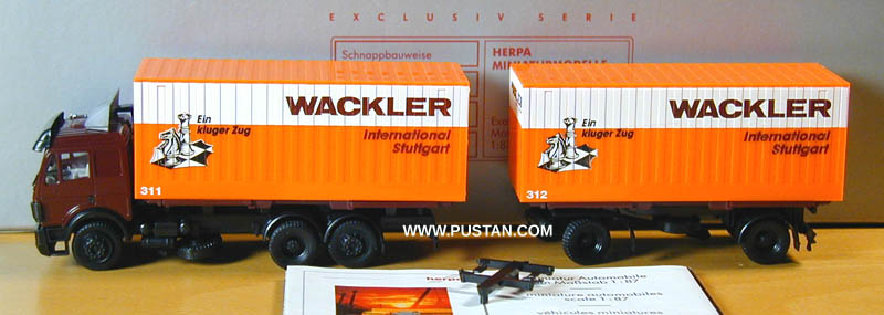 Wackler Spedition & Logistik International Stuttgart Ein kluger Zug 311 312 Thyssen Cargo Box Wackler