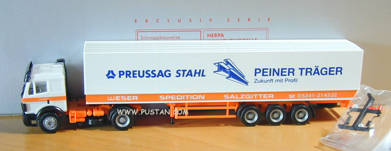 Weser Spedition Salzgitter / Preussag Stahl / Peiner Träger Zukunft mit Profil Weser