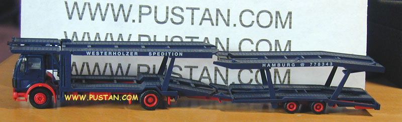 Herpa 806150 DB-Zugmaschine Autotransporter 2a/2a Westerholzer Spedition Hamburg Westerholzer