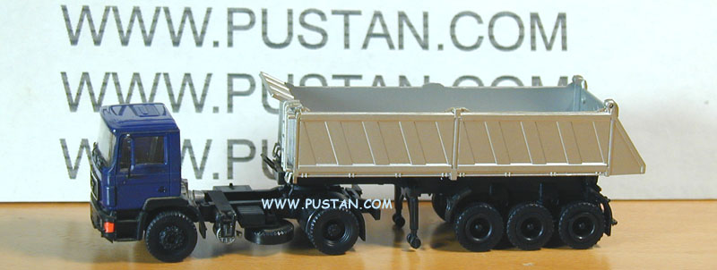Herpa 864004 F90 Kippauflieger 2a/3a blau/silber 864004
