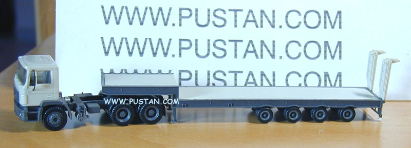 Herpa 864007 F90 Tieflader 3a/4a Hellgrau 864007