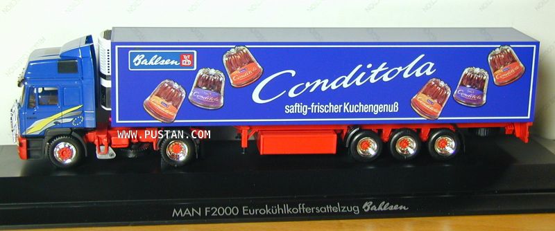 Bahlsen TET Conditola saftig-frischer Kuchengenuß 19.463 SCHMITZ Eurokühlkoffersattelzug Bahlsen