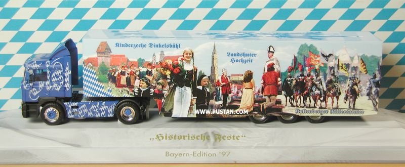 Bayern Historische Feste in 1997 Truck '97 Kinderzeche Dinkelsbühl Landshuter Hochzeit Kaltenberger Ritterturnier Drachenstich Furth im Wald Meistertrunk Rothenburg Tänzelfest Kaufbeuren Hausmann Bayern Serie