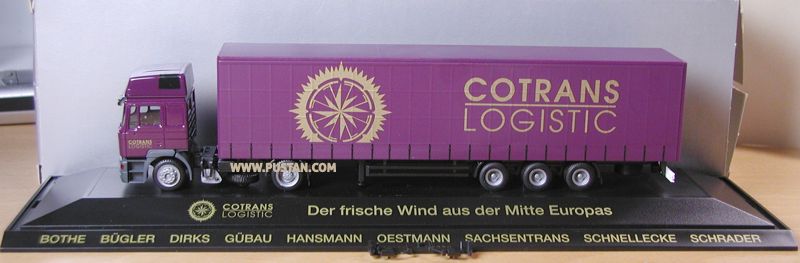 Cotrans Logistic Der frische Wind aus der Mitte Europas Bothe Bügler Dirks Gübau Hansmann Oestmann Sachsentrans Schnellecke Schrader Cotrans