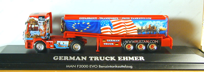 GERMAN TRUCK EHMER HS Schoch LKW-Zubehör Siggi Gefahrgut - Transporte * Freie Tankstellen Das Airbrush Team 2000 30 1202 Ehmer