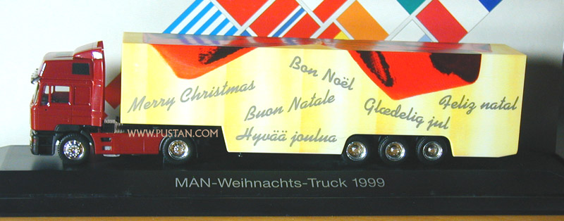 MAN Nutzfahrzeuge Gruppe FM100013-00 www.man-mn.com MAN-Weihnachts-Truck 1999 09.38069-0164 Merry Christmas Bon Noël Buon Natale Hyvää joulua Glædelig jul Feliz natal Frohe Weihnachten God jul Feliz Navidad MAN in motion MAN
