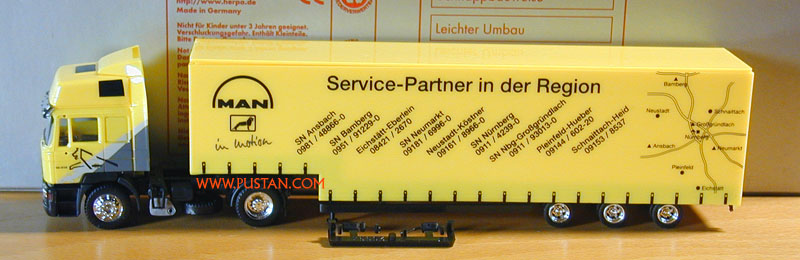 MAN Service-Partner in der Region in Motion 19.414 SN Ansbach Bamberg Eichstätt - Eberlein Neumarkt Neustadt - Köstner Nürnberg Großgründlach Pleinfeld - Hueber Schnaittach - Heid wünscht gute Fahrt NdL Huber MAN