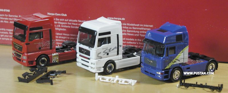 Zugmaschinen SET MAN F2000 Evo 19.464 TGA 18.540 5 Star D26 Common Rail TGX 18.680 V8 2a ZGM-Set MAN