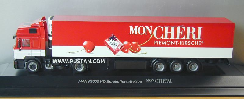 Mon Chéri Piemont Kirsche ® MAN F2000 HD Eurokoffersattelzug Ferrero