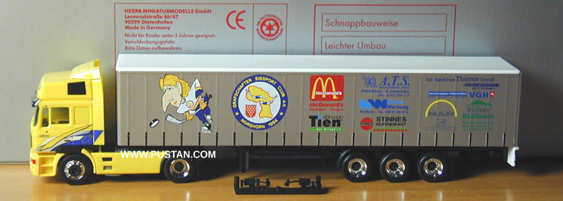 Int. Spedition Thieme GmbH Nordhorn Yellow - Star edition '96 19.463 Grafschafter Eissport Club e.V. 1994 McDonald's ® Meppen Tien Versand ® ...der bringt's ! A.T.S. Anlagen Technischer Service Rohrleitungs- & Anlagenbau NW Nüssler Werbung Stinnes Reifendienst VGH Versicherungsbüro Fröhlich & Stöber MAN Verkaufsniederlassung Osnabrück Holzbau Ruelmann SCHMITZ Thieme