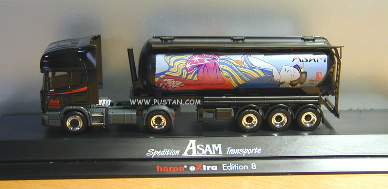 Asam Edo Geisha Spedition Transporte Aichach / herpa extra Edition 8 Asam