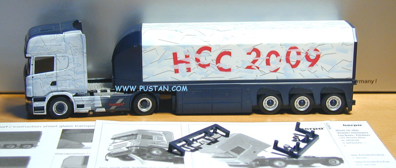 HCC herpa Collector's Club Jahresmodell 2009 / Langendorf Glastransporter HCC