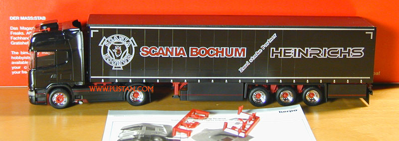 Scania Topline R730 V8 Scania Bochum Heinrichs Transportunternehmen Zwei starke Partner Werl Lüdenscheid Haiger www.scania.de Heinrichs