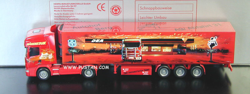 144L 530 Red Warrior DEA Autohof Berg A9 / Abfahrt 31 - DEA Rasthof Uhrsleben A2 Abfahrt 66 Route 66 Bärenstark Zwei bärenstarke Teams Trio Trans Red Warrior
