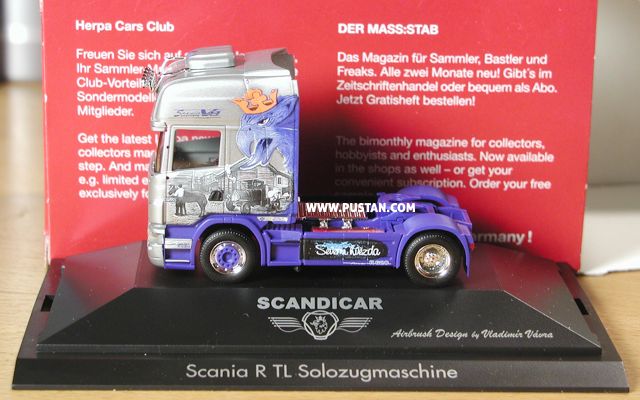 Lados A.S. / Airbrush Design by Vladimir Vávra / Scandicar / Severnihvezda Power R620 Scania V8 Lados A.S.