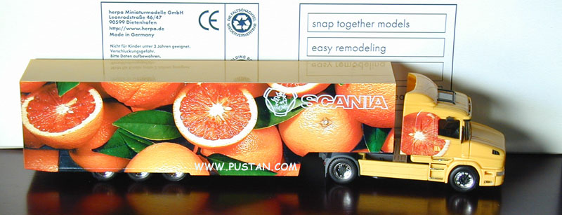 Scania Sweden Oranges / Teile-Nr.: 1593990 Scania