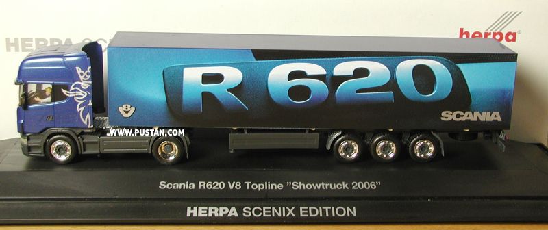 Scania R 620 V8 Topline Showtruck 2006 / Herpa Scenix Edition Scania