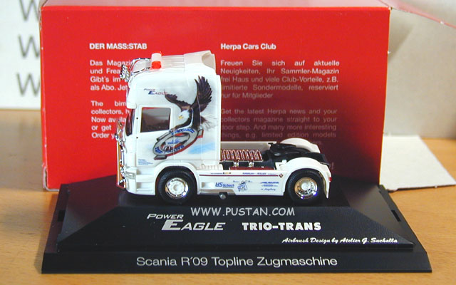 Power Eagle Trio Trans Logistik GmbH ALB-Lackierung Airbrush Atelier G. Suchalla HS Schoch LKW-Zubehör Autohof Berg A9 Exit 51 ALNUFA Ihr Scania Partner in Augsburg V8 Trio Trans