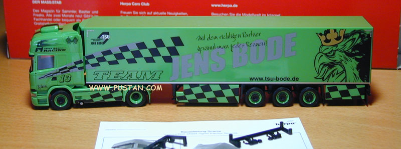 Scania Topline / TSU Jens Bode F1 Truck Racing 13 Team / Mit dem richtigen Partner gewinnt man jedes Rennen! TSU Bode